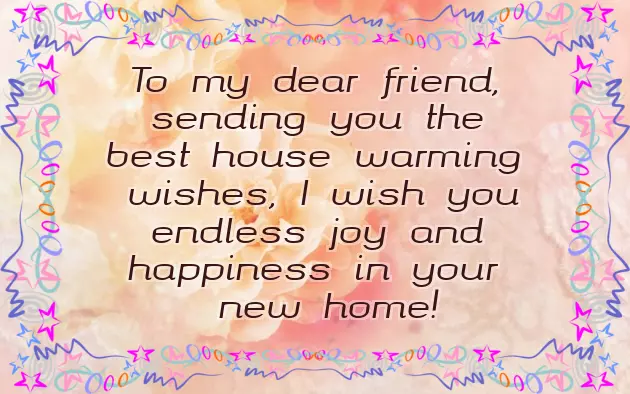 House Warming Wishes