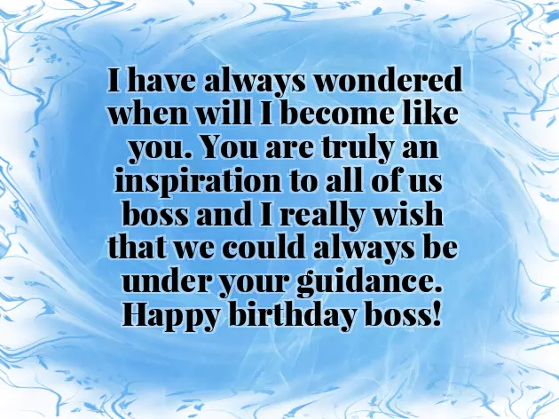 Happy Birthday Text For Boss