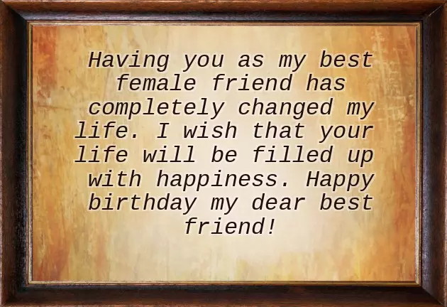 Birthday Quotes To A Friend Girl