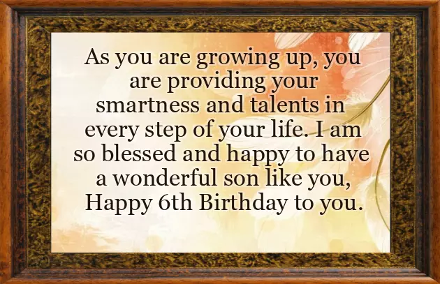 Birthday Wishes For 6 Year Old Son From Mom Birthday Wishes For 6 Year Old Son From Mom