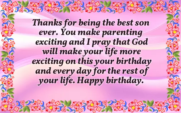 Birthday Wish To Son From Mom And Dad Birthday Wish To Son From Mom And Dad