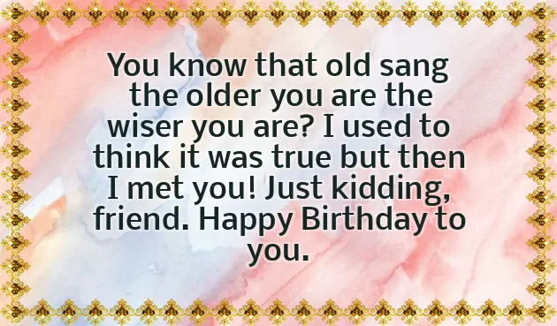 Happy Birthday Funny Male Friend