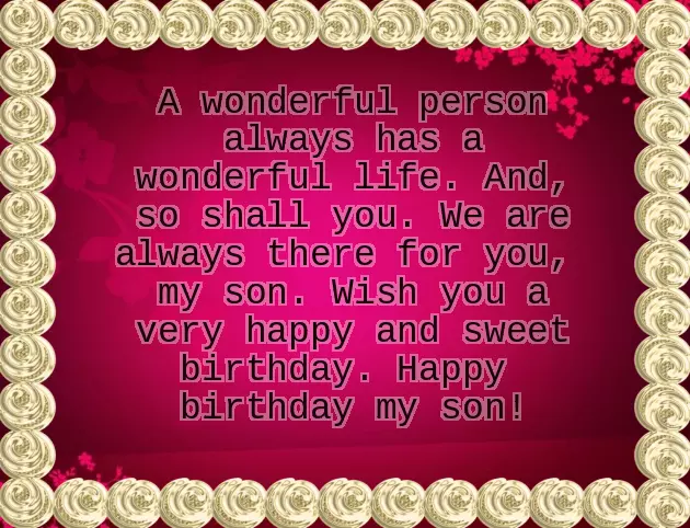 Birthday Msg For Son From Mom Birthday Msg For Son From Mom