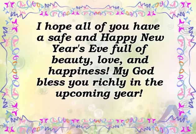 Good Morning Happy New Years Eve