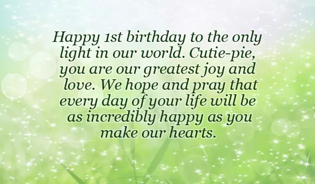 Birthday Greetings For One Year Old Baby Girl Birthday Greetings For One Year Old Baby Girl
