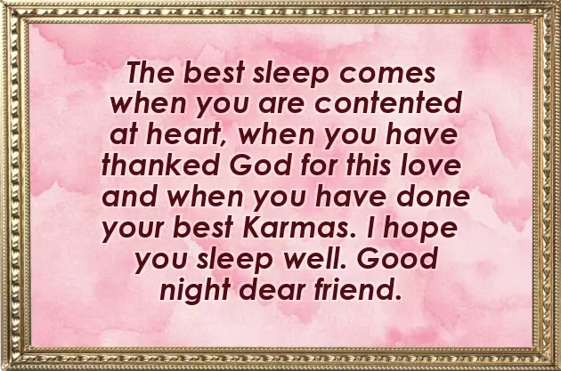 Good Night For My Friend Good Night For My Friend