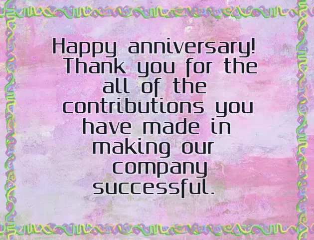 Congratulations On 10 Years In Business