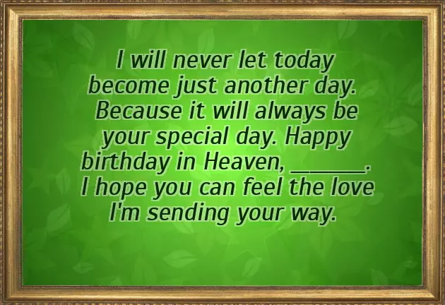 Birthdays In Heaven Birthdays In Heaven