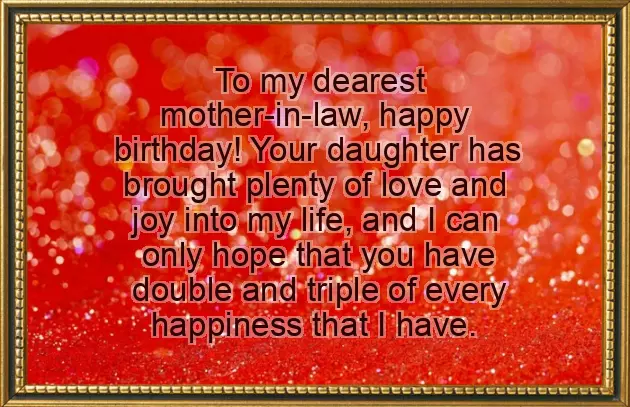 Birthday Wishes For Mum In Law