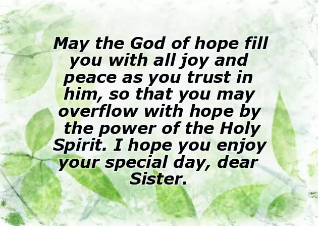 Best Wishes For Sister On Her Birthday