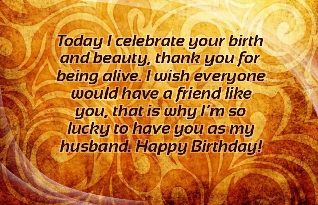Wishes For My Husband On His Birthday