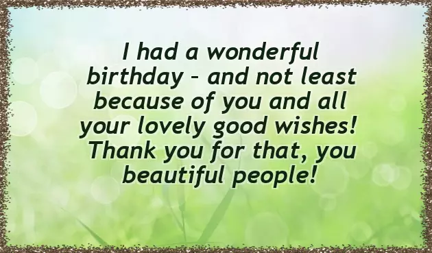 Thanks For Your Kind Wishes Thanks For Your Kind Wishes
