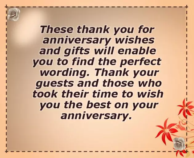 Thank You Message For Anniversary Wishes Thank You Message For Anniversary Wishes