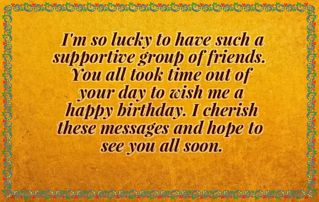 Thank You Message For Friends For Birthday Surprise Thank You Message For Friends For Birthday Surprise