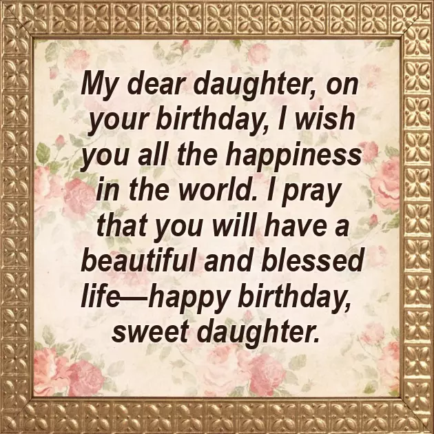 Happy Birthday My Darling Daughter Happy Birthday My Darling Daughter