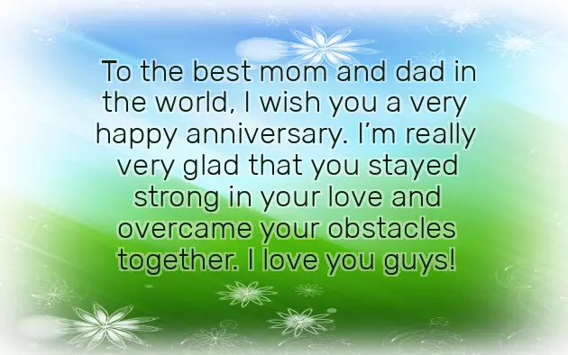 Anniversary Thoughts For Mom And Dad