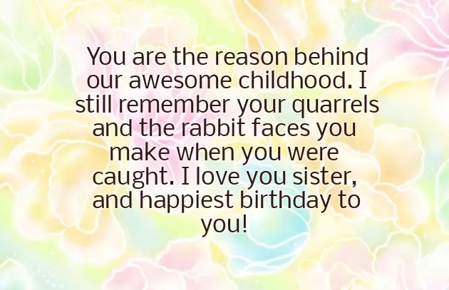 Birthday Wishes For Sister With Emoji