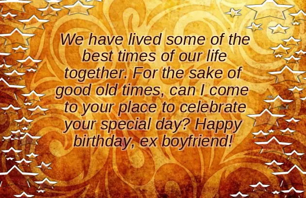 Happy Birthday Wishes To My Ex Boyfriend