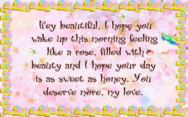 Morning Wishes For Girl