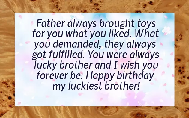 Happy Birthday Brother Emotional Quotes Happy Birthday Brother Emotional Quotes
