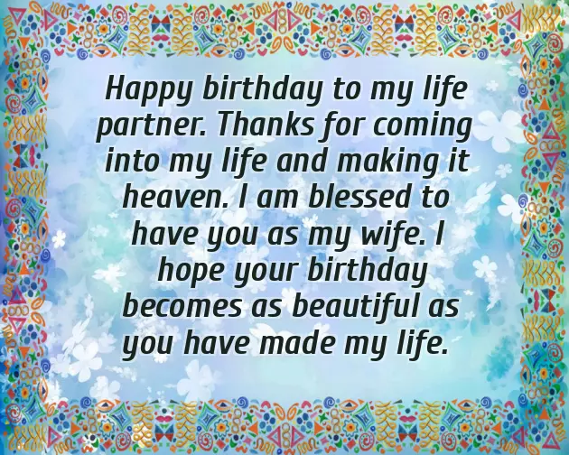 Sample Birthday Wishes For Wife Sample Birthday Wishes For Wife