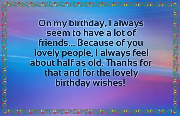 Replay Of Birthday Wishes