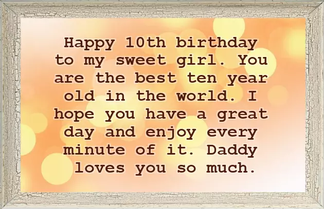 Happy Birthday Wishes For 10 Years Old Girl Happy Birthday Wishes For 10 Years Old Girl