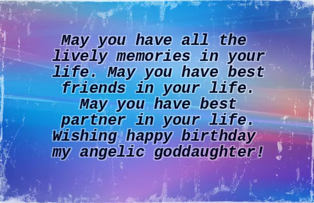 Birthday Greetings For A Goddaughter Birthday Greetings For A Goddaughter