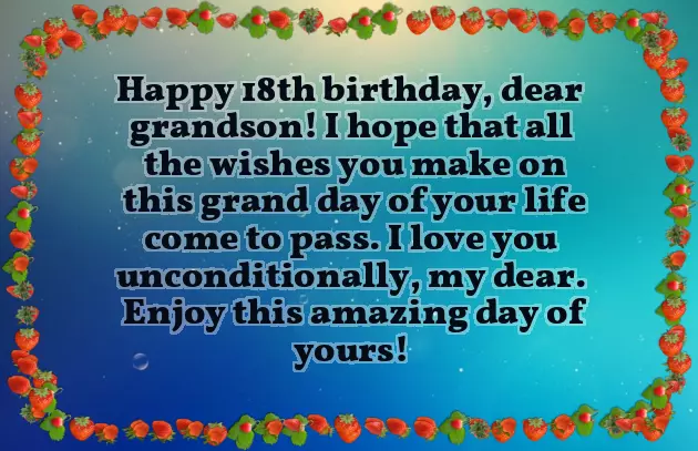 Happy Birthday To Grandson Wishes Happy Birthday To Grandson Wishes
