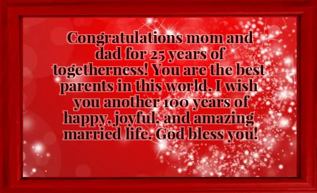 Silver Jubilee Wishes For Mom Dad Silver Jubilee Wishes For Mom Dad
