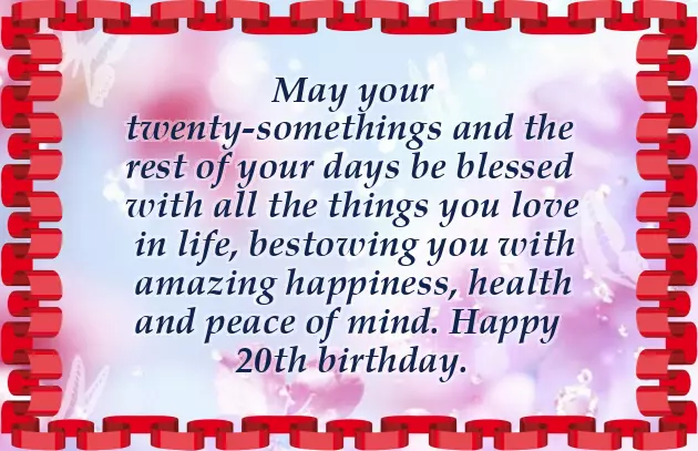 Birthday Quotes For 20 Year Old Son