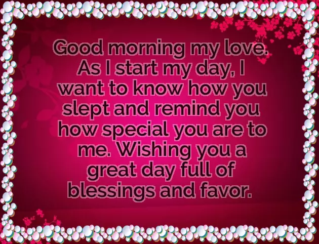 Early Morning Message For Her