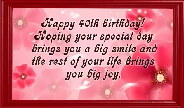 Happy 40Th Birthday Girlfriend Happy 40Th Birthday Girlfriend