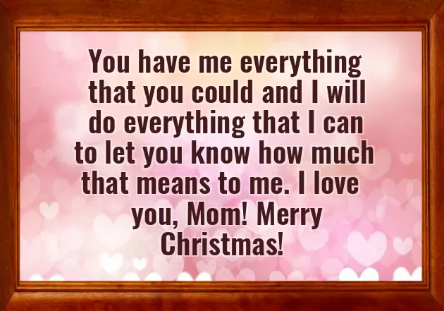 Christmas Message For Mum Christmas Message For Mum