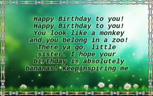 Birthday Wishes For My Baby Sister Birthday Wishes For My Baby Sister