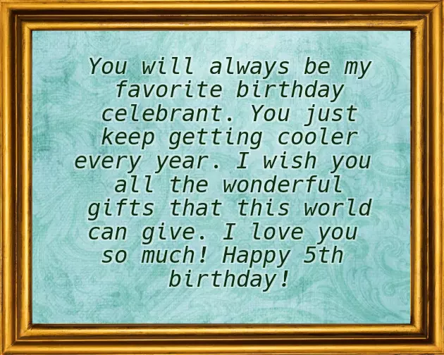 Happy Birthday My 5 Year Old Daughter Happy Birthday My 5 Year Old Daughter