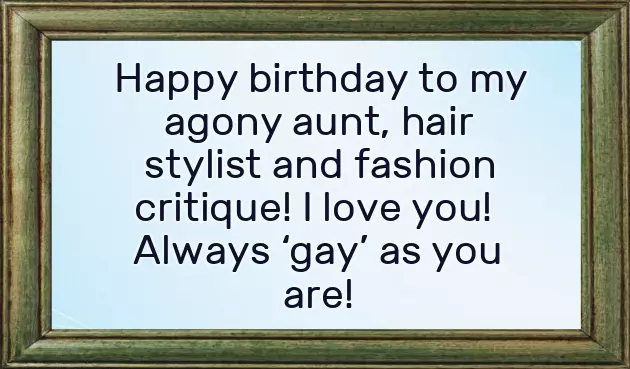 Gay Bday Wishes