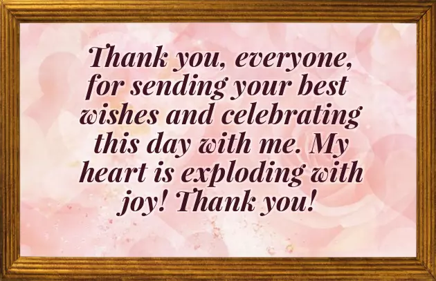 Thank You For Your Birthday Greetings And Wishes Thank You For Your Birthday Greetings And Wishes