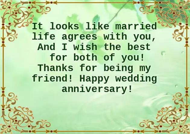 Wedding Anniversary To Friend Wedding Anniversary To Friend