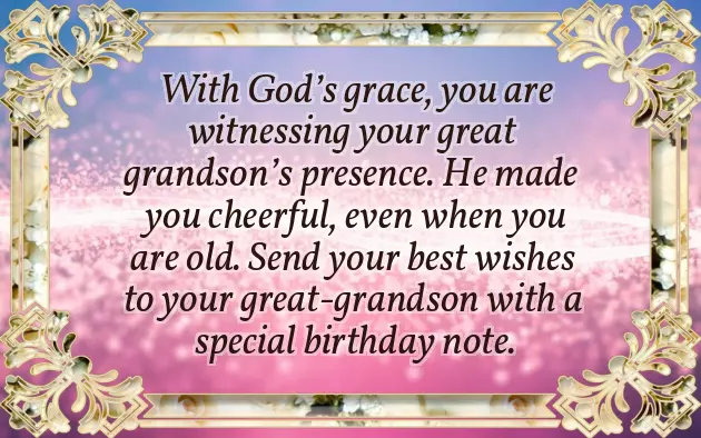 Great Grandson Birthday Wishes