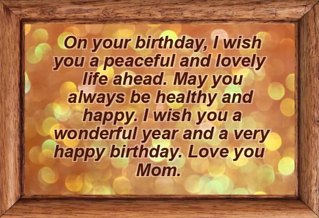 Happy 40Th Birthday Mum