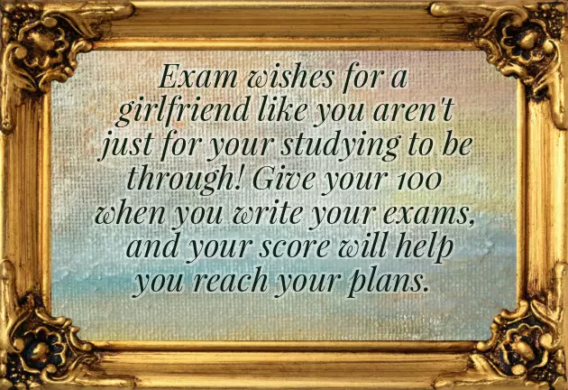 Goodluck Message For Girlfriend