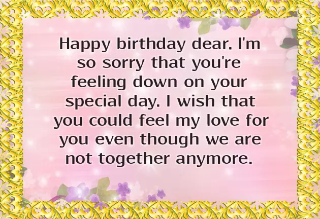 Happy Birthday Text To Ex Happy Birthday Text To Ex