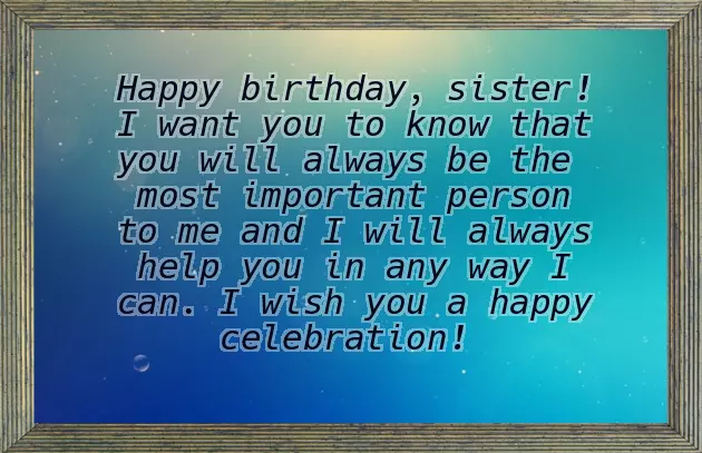 Best Wishes To Sister On Her Birthday Best Wishes To Sister On Her Birthday