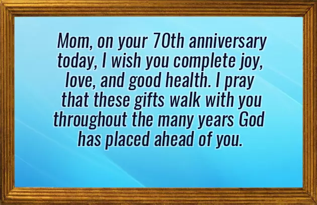 Happy 70Th Birthday Mother