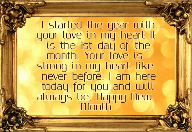 September New Month Message