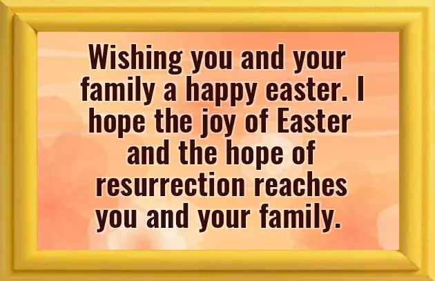 Happy Easter To Your Family Happy Easter To Your Family