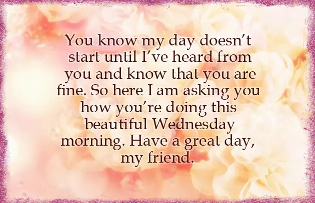 Good Morning Message On Wednesday Good Morning Message On Wednesday