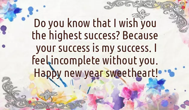 New Year Greetings To Girlfriend New Year Greetings To Girlfriend