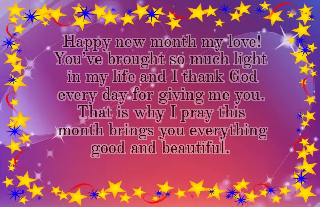 New Month Message To A Girlfriend New Month Message To A Girlfriend
